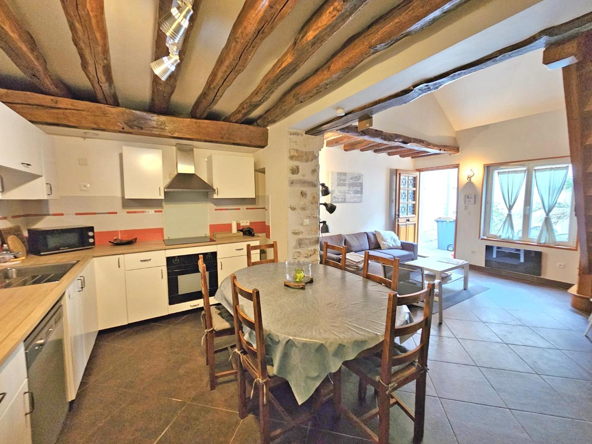 Triplex Sisley - Maison Atypique Avec Cour Exterieure Moret-sur-Loing Exterior foto